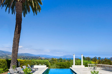 Inspiration for a beach style swimming pool in Santa Barbara.