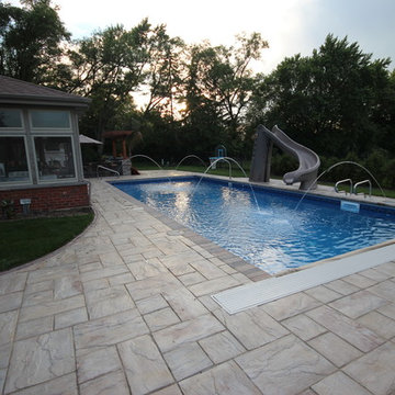 18 x 44 Rectangle with Coverstar Automatic Pool Cover (Orland Park 2011)