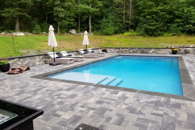 Inspiration for a modern pool remodel in Providence