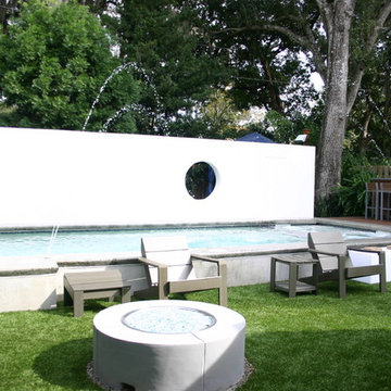 198 - Modern Sculpture and Pool