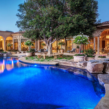 20,509 sf Traditional Tuscan Style Residence