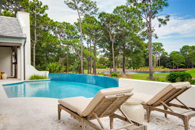 Coastal swimming pool.