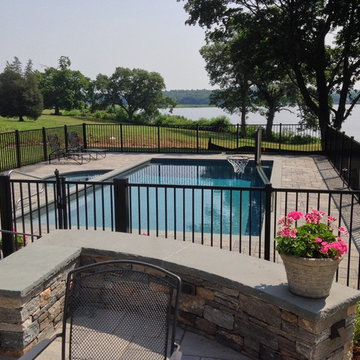 4' High Commercial Grade Aluminum Pool Fence