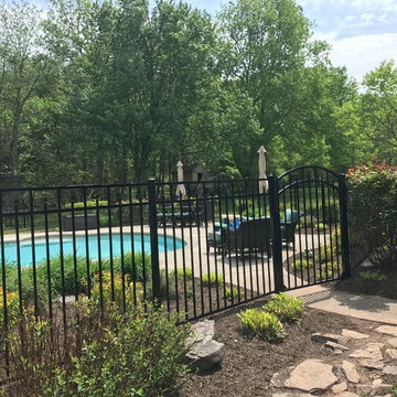 54" Tall Aluminum Ornamental Pool Fence