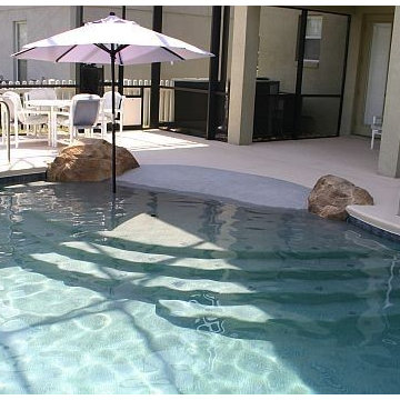 86 - Freeform Pool with Stone Water Slide and Waterfall