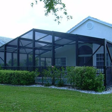 A-Frame Style Pool Screen Enclosure