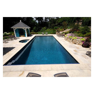 A Grand Entrance - Traditional - Pool - New York - by Shoreline Pools ...