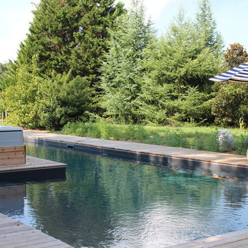 A Modern, Rustic Outdoor Living Space