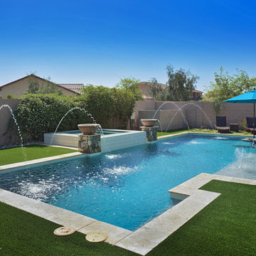 A Pool Designer's Backyard