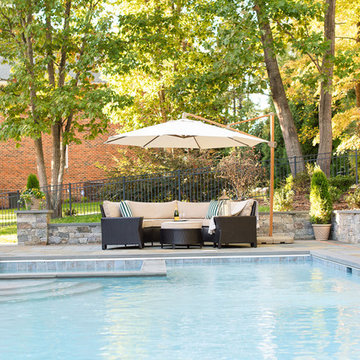 A Traditional "Master's" Inspired Poolscape