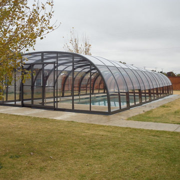 Abernathy, TX - Retractable Pool Enclosure - Laguna Design