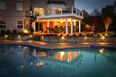 Inspiration for a pool remodel in Baltimore