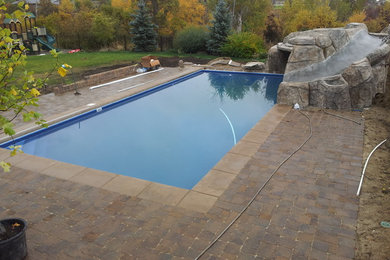This is an example of a classic swimming pool in Salt Lake City.