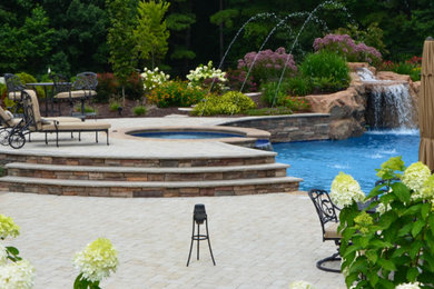 Inspiration for a pool remodel in Raleigh