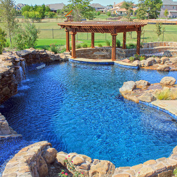 Aquarius - Custom Swimming Pool - Flower Mound, TX
