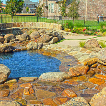 Aquarius - Custom Swimming Pool - Flower Mound, TX