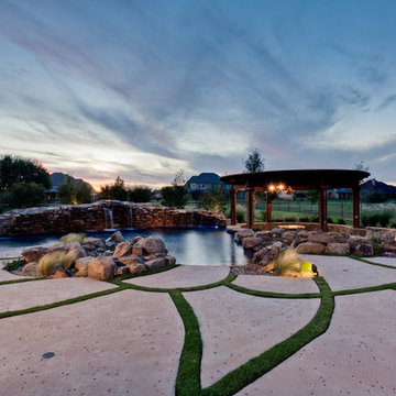 Aquarius - Custom Swimming Pool - Flower Mound, TX