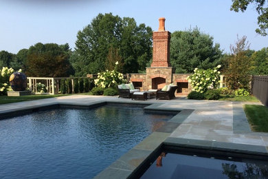 Example of a classic pool design in New York