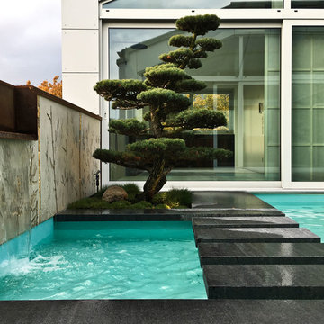 Asia Penthouse - Draussen zu Hause - Wasserspiele