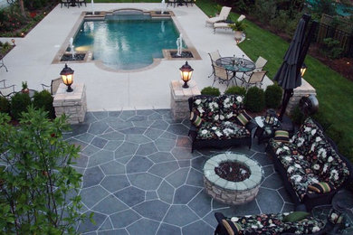 Example of a classic pool design in St Louis