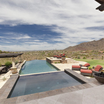 Award-Winning Vanishing-Edge Pool and Spa in Scottsdale