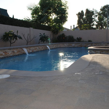 Backyard and pool remodel