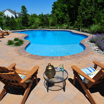 Backyard Free-Form Pool Retreat