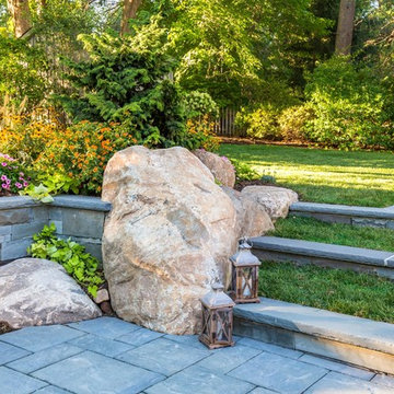 Backyard makeover and pool renovation for a family in Ridgewood NJ