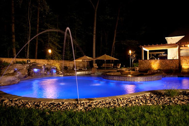 Example of a classic pool design in Baltimore