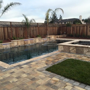 Backyard Patio & Pool Area