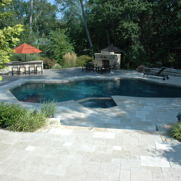Backyard pool and landscape project