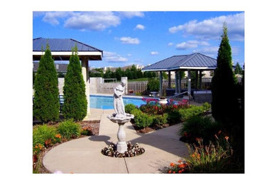 Pool - tropical pool idea in Grand Rapids