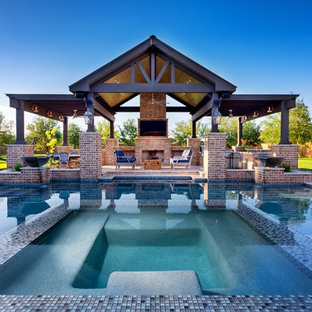 Klassischer Pool in Houston