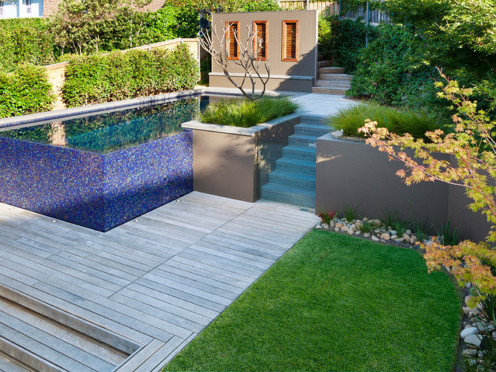 Contemporary Pool - Above Ground