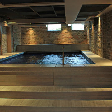 Basement Pool, Bathroom, Wine Cellar, Laundry & Media Room