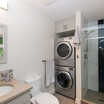 Bathroom With Washer & Dryer