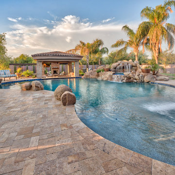 Beautiful Mesa, Arizona Backyard