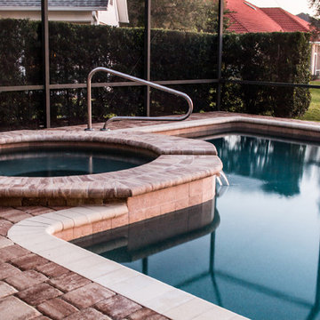 Beautiful Paver Pool Patio and Coping