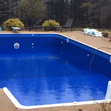 Before/After Pool Repairs/Cleanings