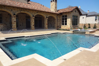 Example of a pool design in Dallas