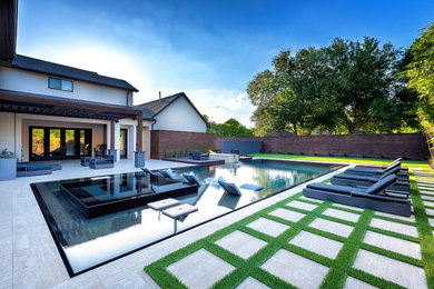 Bellaire, Texas custom luxury pool