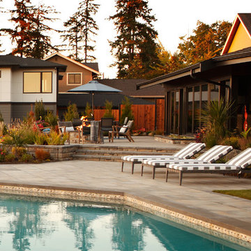 Bellevue Contemporary Poolside and Landscape
