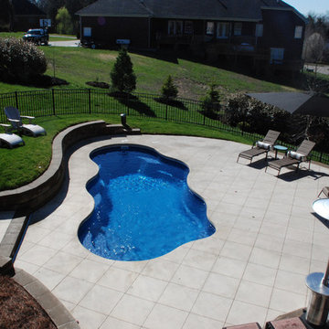 Bermuda Viking Pool by Clearwater Fiberglass Pools