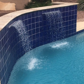 Blue Water Feature Oasis