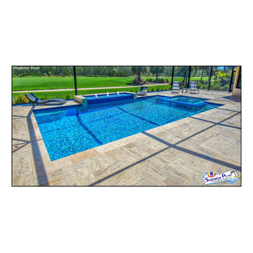 (Bryant) Bonita Springs, FL. Superior Pools Custom Swimming Pool & Spa