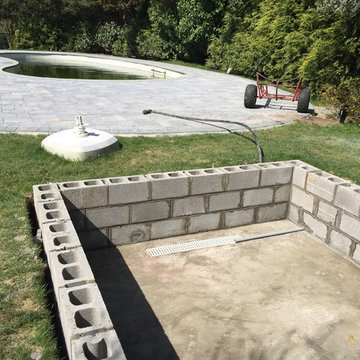 Building a Spa Vault in Westhampton, NY