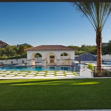 Butler Avenue Estate Backyard + Pool