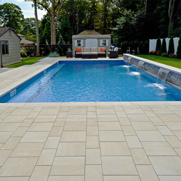 Calming Pool Haven in Hauppage, NY
