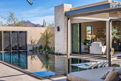 Photo of a modern swimming pool in Phoenix.