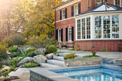 Inspiration for a transitional pool remodel in Portland Maine